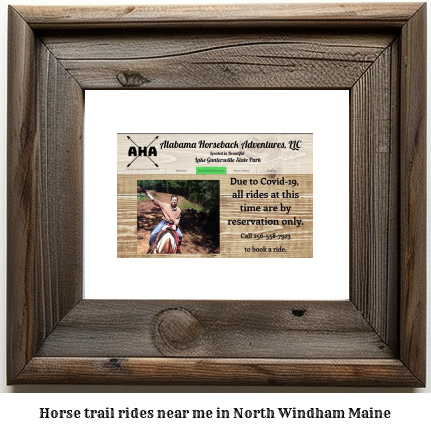 horse trail rides near me in North Windham, Maine